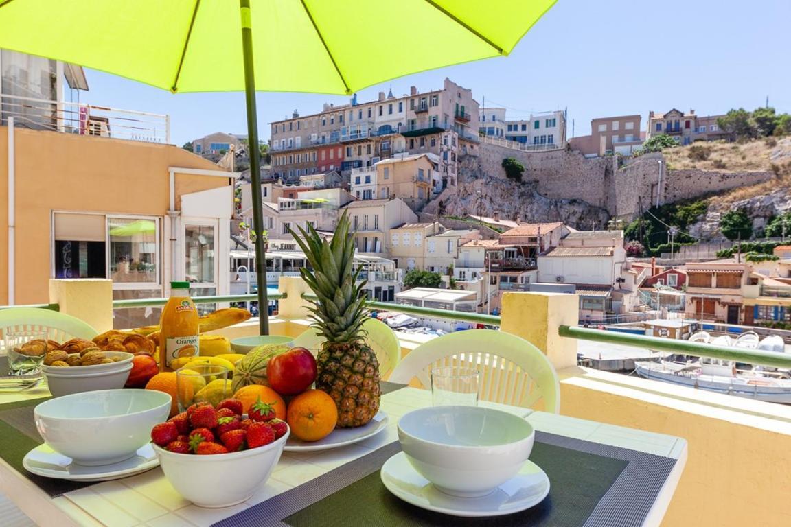 Au Vallon -Terrasse De Reve Au Vallon Des Auffes Marsilia Exterior foto